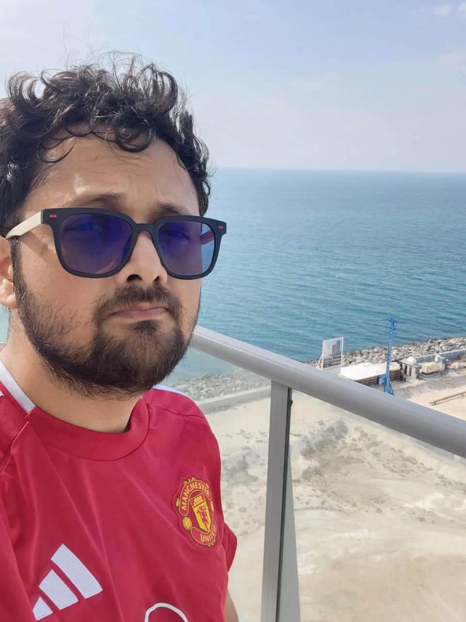 Abhishek wearing Speech to Note merch